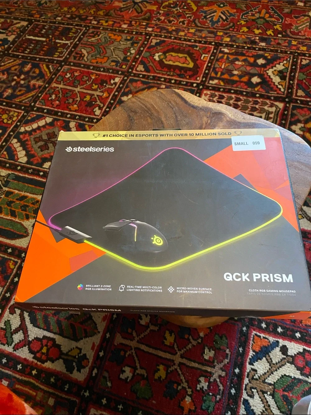 🆕 SteelSeries QcK Prism Cloth RGB Gaming ESports Mouse Pad RBG Illumination